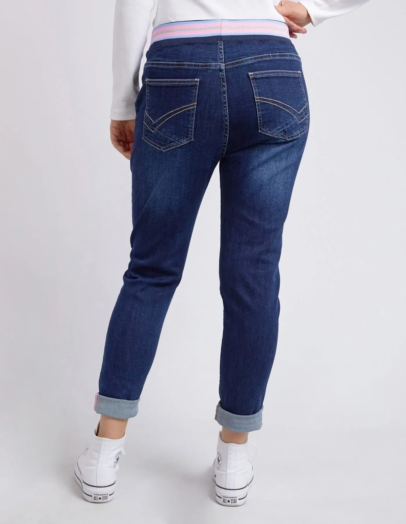 Arielle Denim Jogger - Indigo