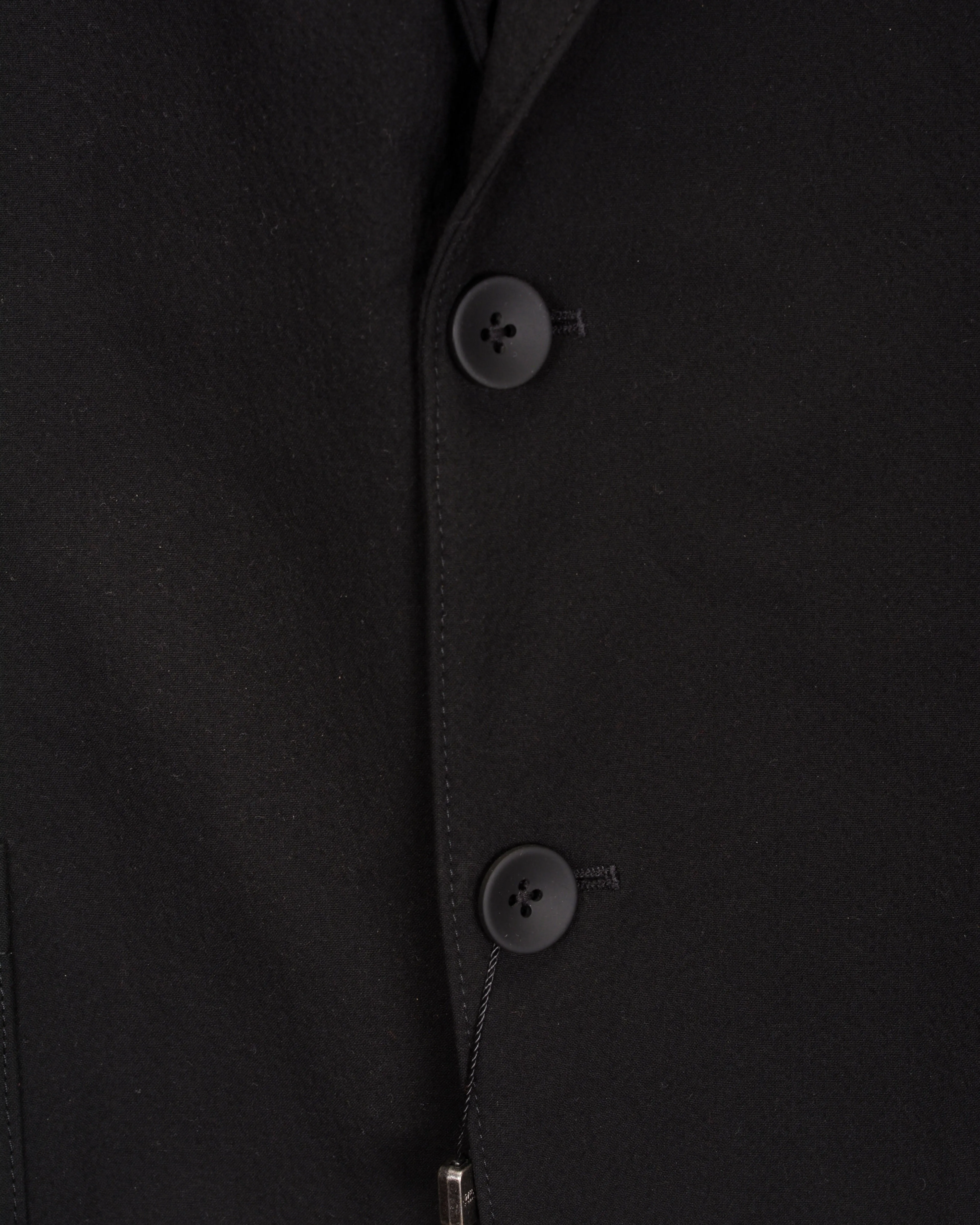 Awearness  Men's Slim Fit Soft Jacket Black Seersucker