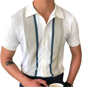 Boat Knitted Polo Shirt For men
