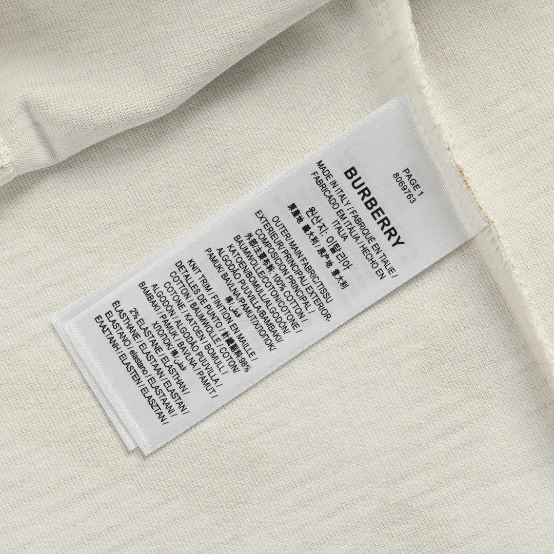 Burberry Geometric Check Polo Shirt
