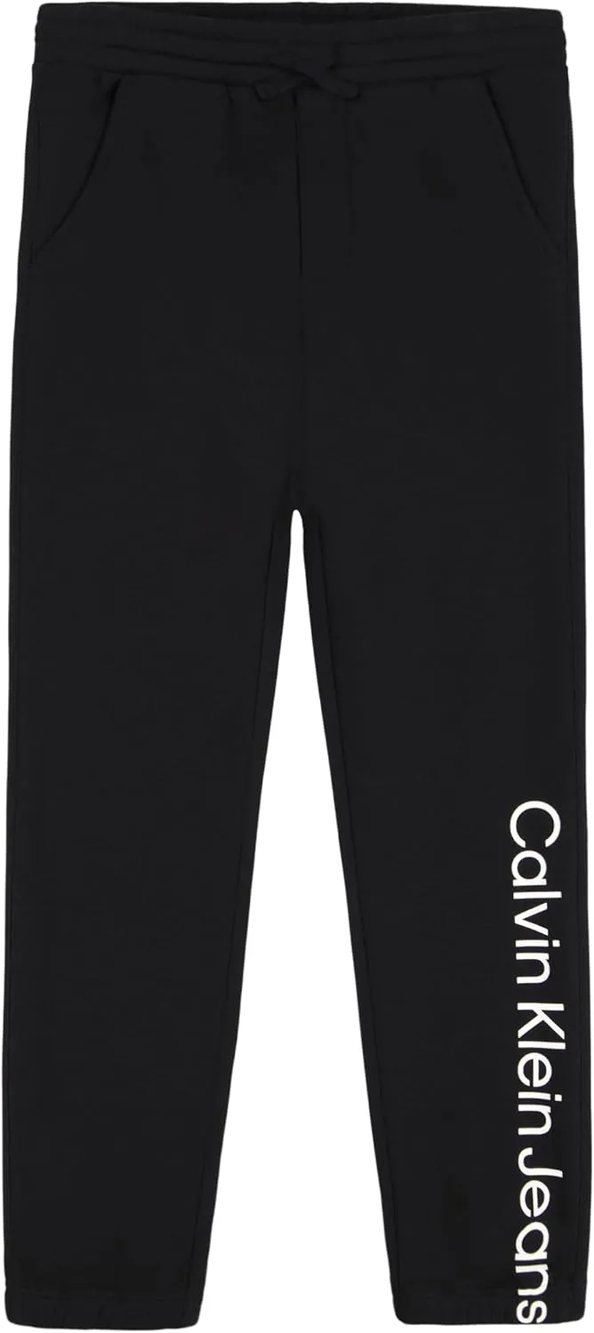 Calvin Klein Boys' Pull-on Fleece Jogger Sweatpants, Drawstring Closure