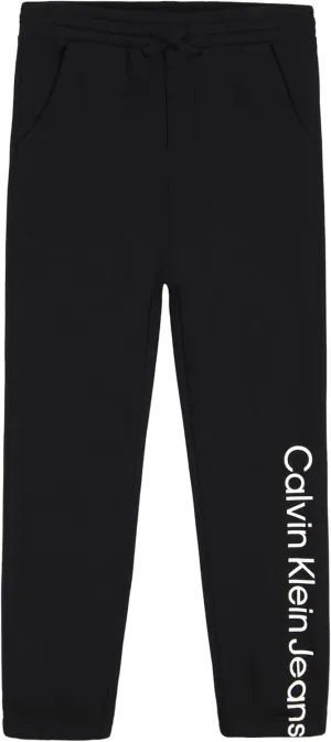 Calvin Klein Boys' Pull-on Fleece Jogger Sweatpants, Drawstring Closure
