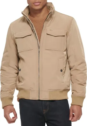 Dockers Men's Quilted Lined Flight Bomber Jacket