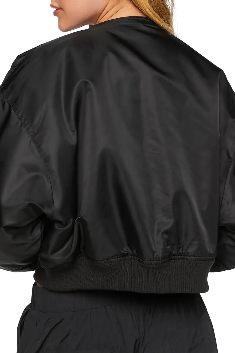 Forever 21 Women's Cropped Bomber Jacket