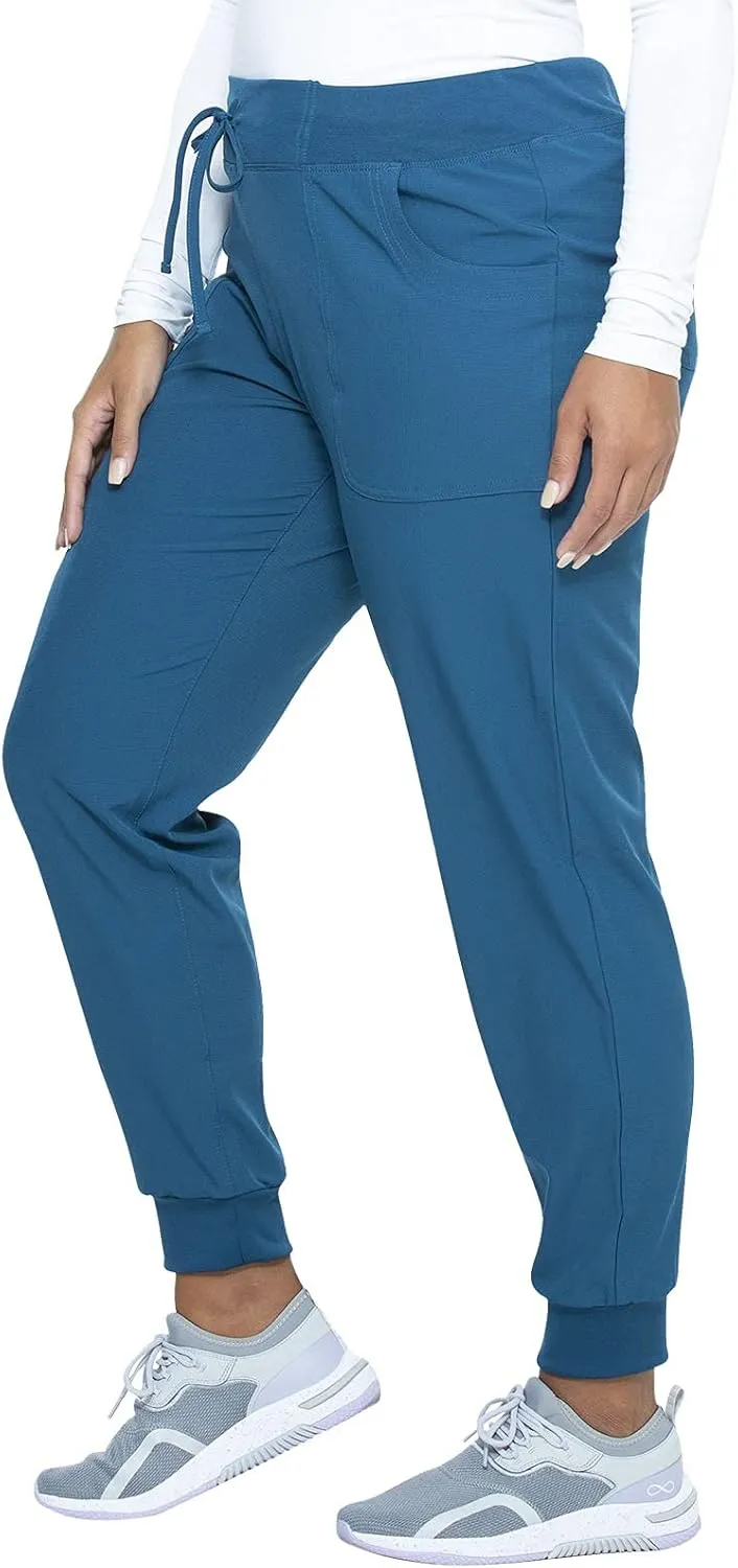 Heartsoul Women's Medical Scrub Jogger Pants Contemporary fit Drawstring waistband Jogger With 5 Pockets - HS030