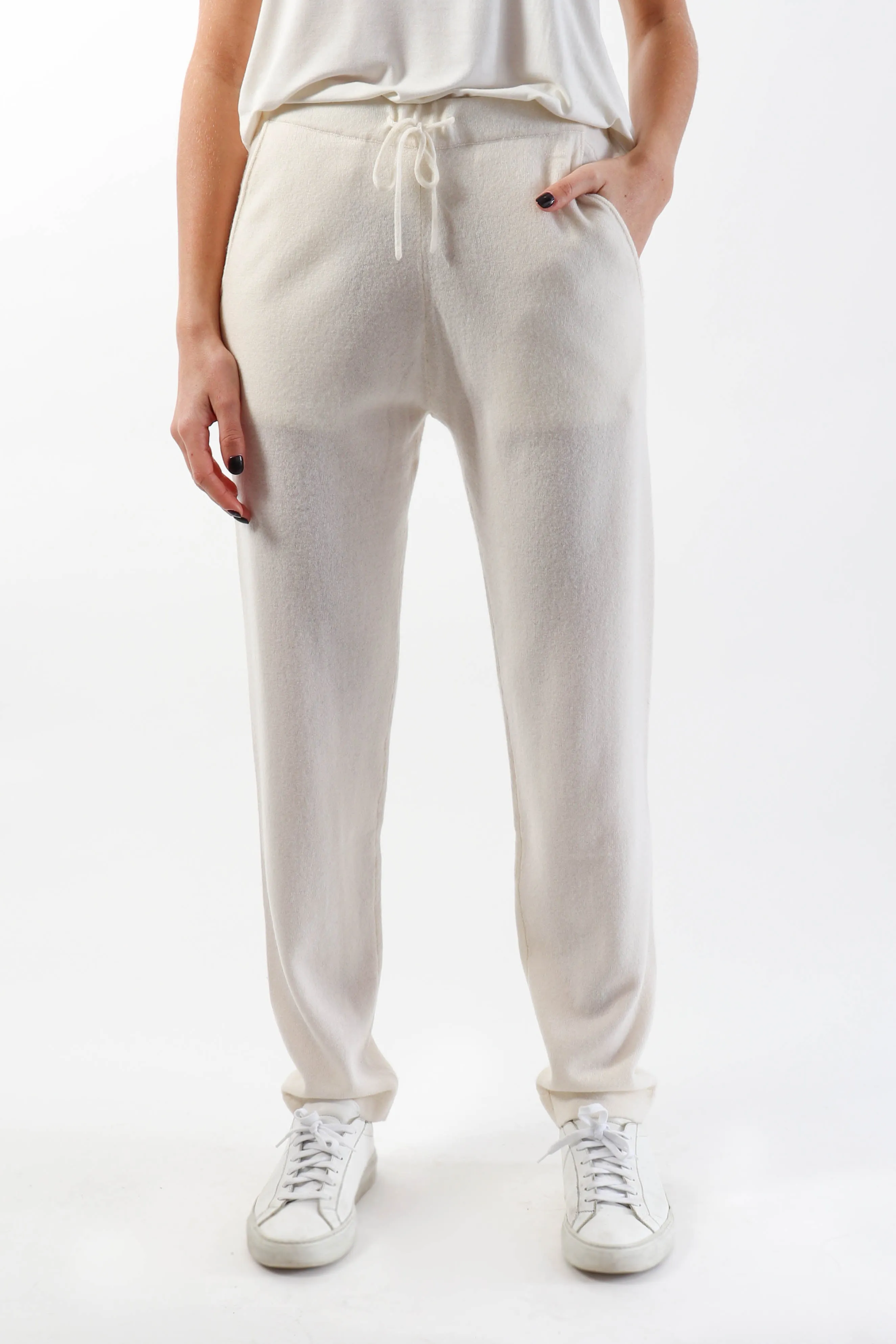 Ivory Cashmere Pant
