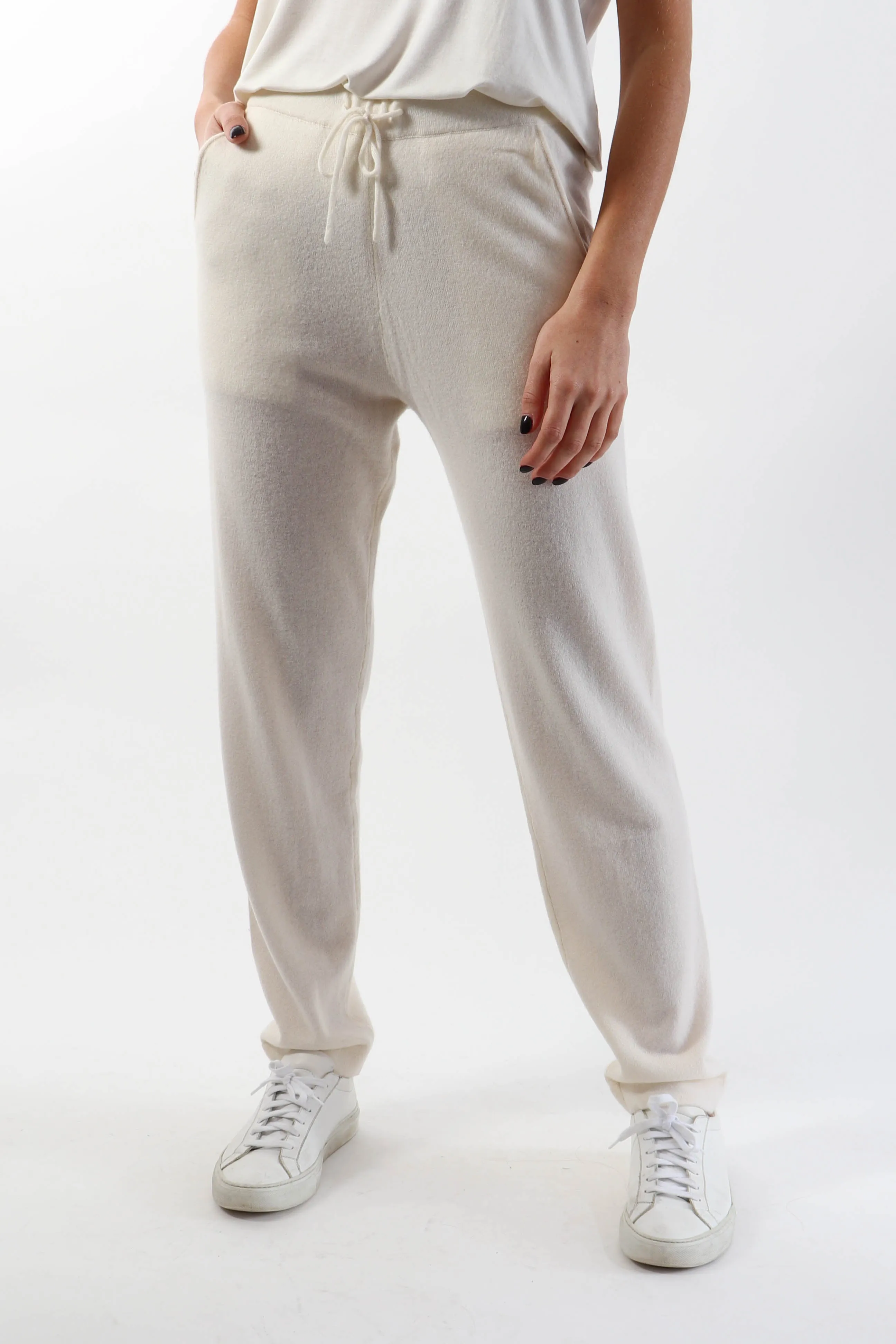 Ivory Cashmere Pant
