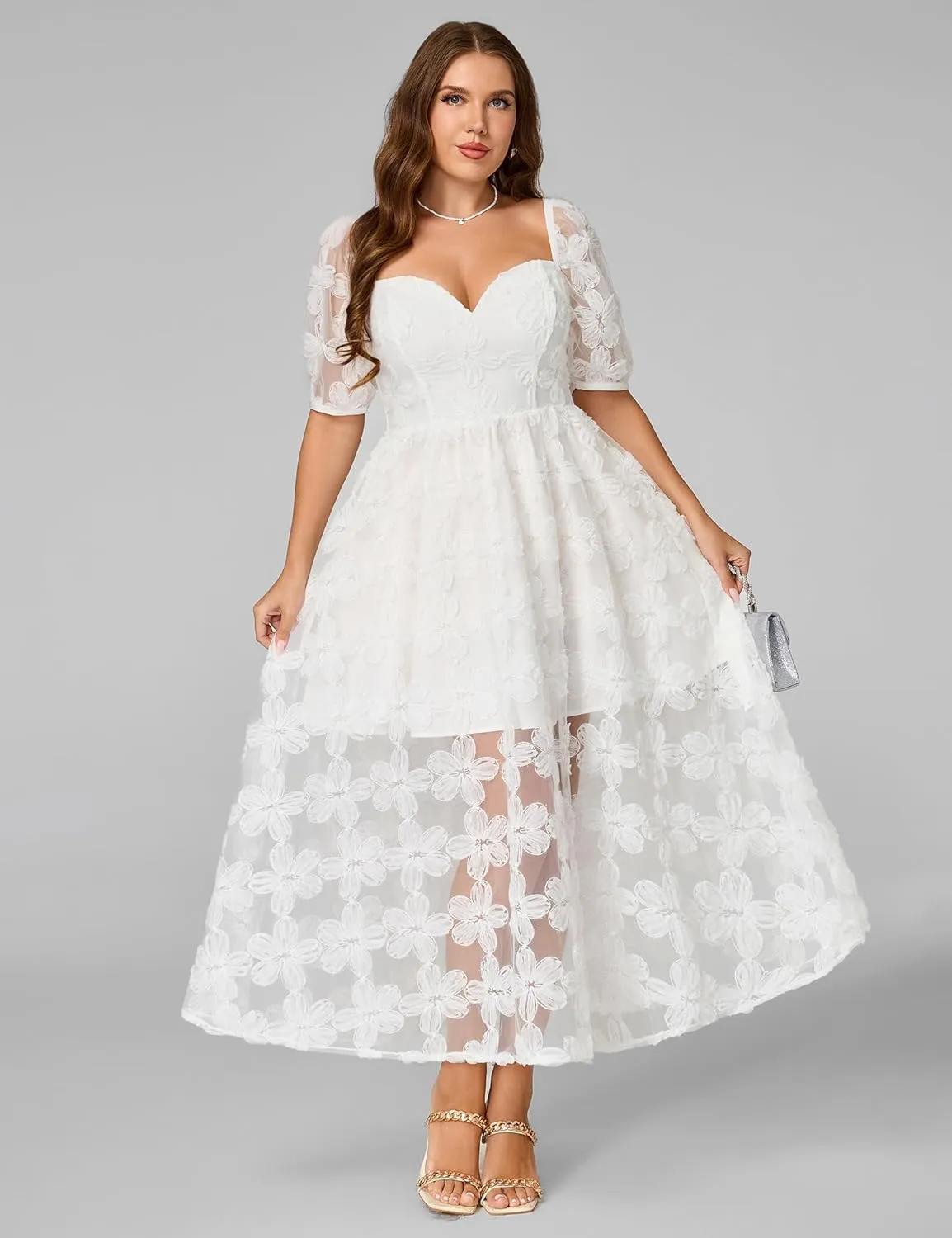 Lace Dresses for Women 2025 Elegant Classy Wedding Guest Cocktail Semi Formal Party Evening Floral Dresses