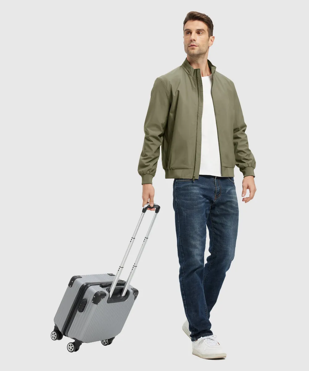 Men's Casual Lightweight Stand Collar Jacket