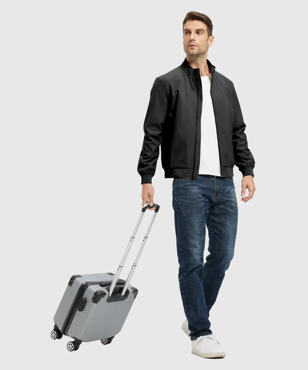 Men's Casual Lightweight Stand Collar Jacket