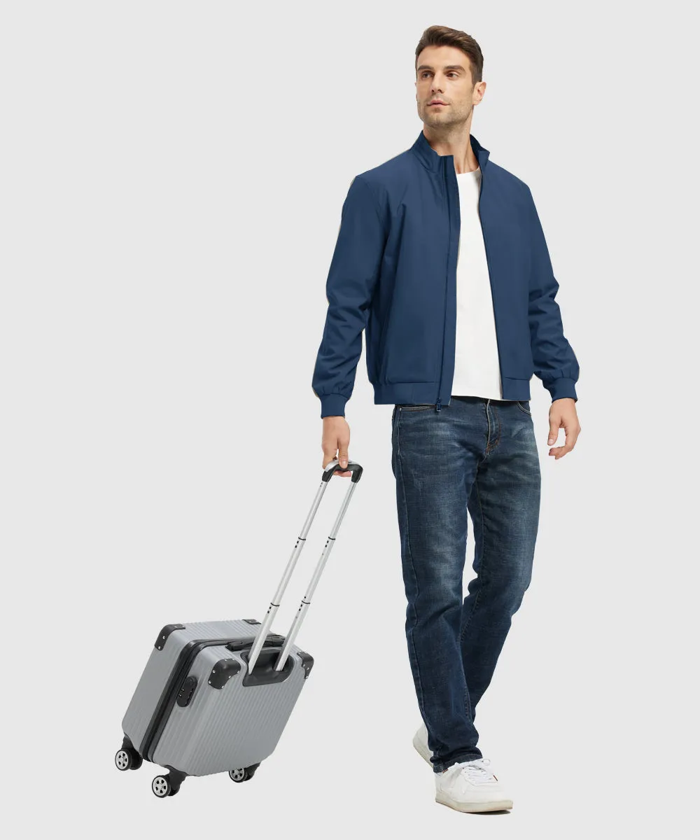 Men's Casual Lightweight Stand Collar Jacket