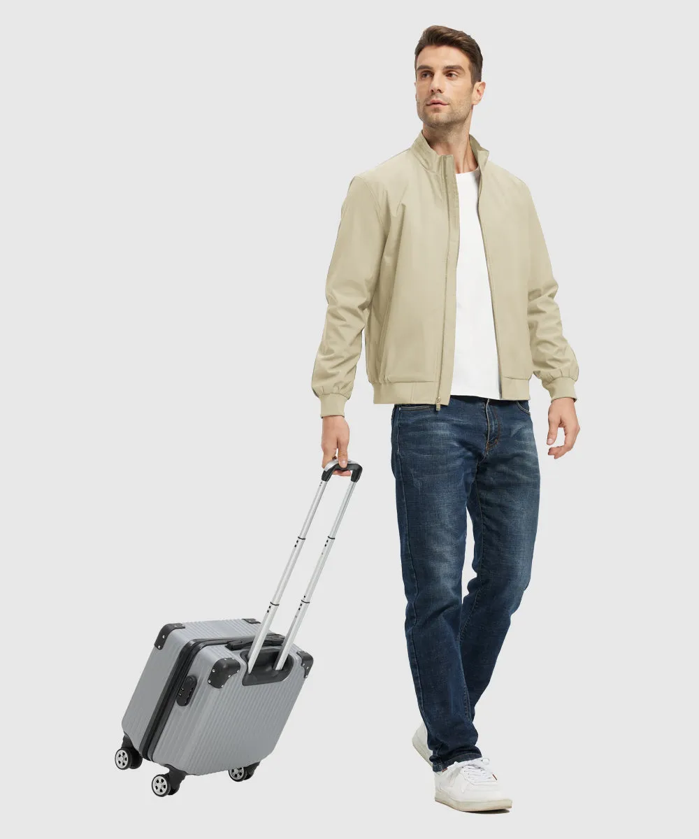 Men's Casual Lightweight Stand Collar Jacket