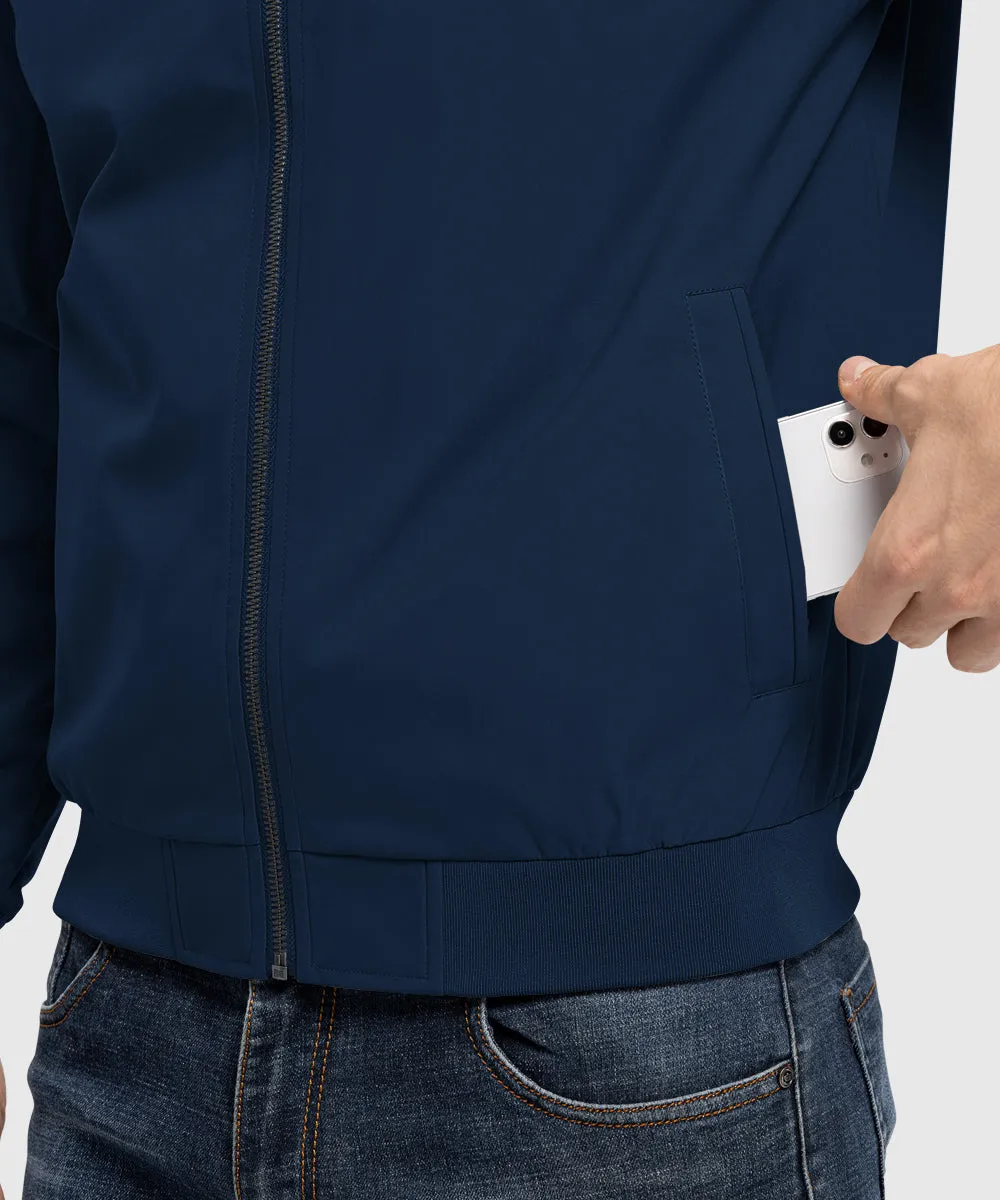Men's Casual Lightweight Stand Collar Jacket
