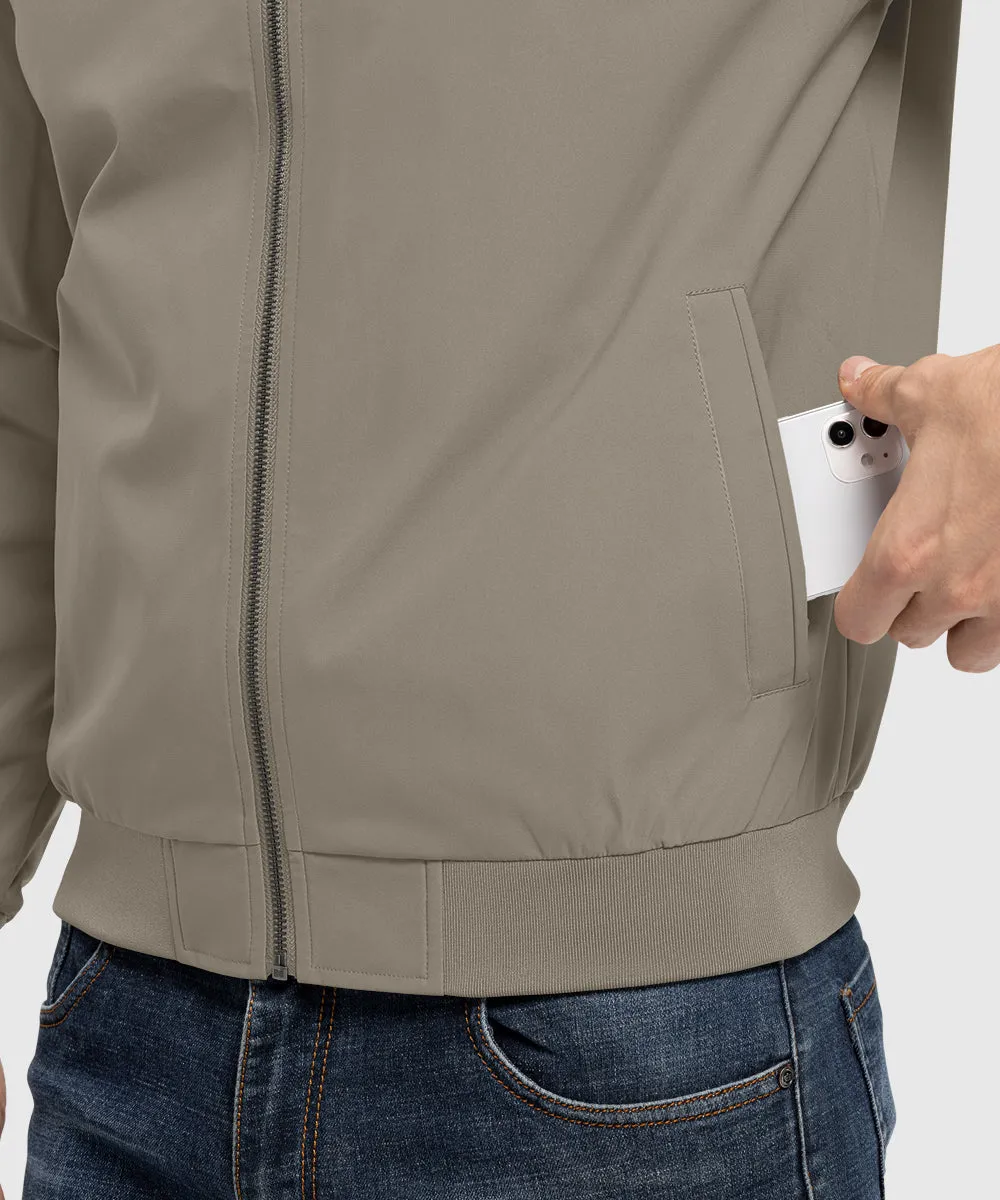 Men's Casual Lightweight Stand Collar Jacket