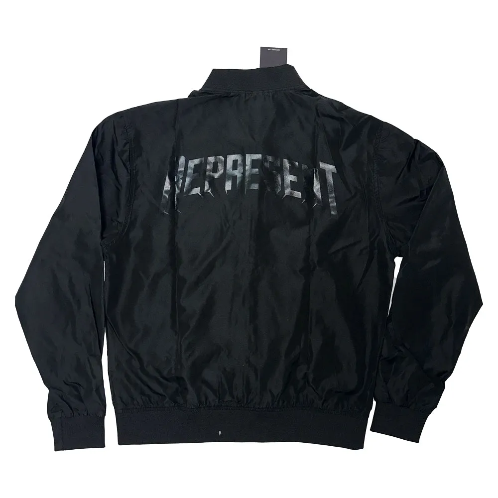 Represent Worldwide Light Bomber Zip Jacket [BLACK] 1-OF-1 LIMITED EDITION