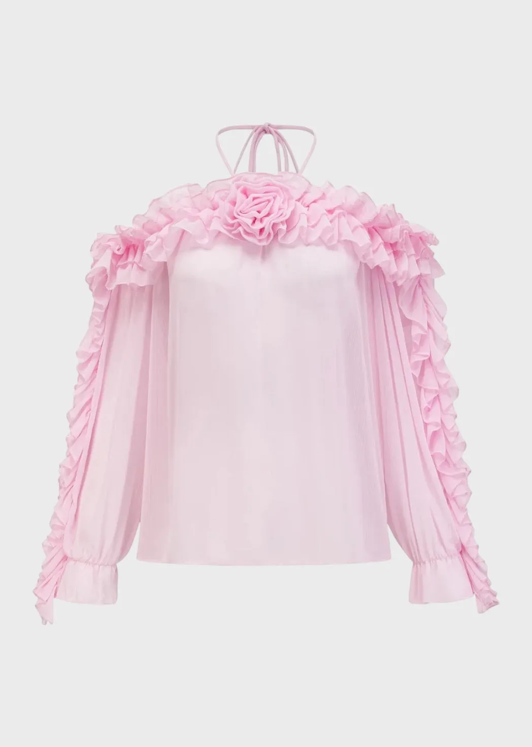 Robyn Off Shoulder Ruffled Blouse