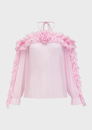 Robyn Off Shoulder Ruffled Blouse