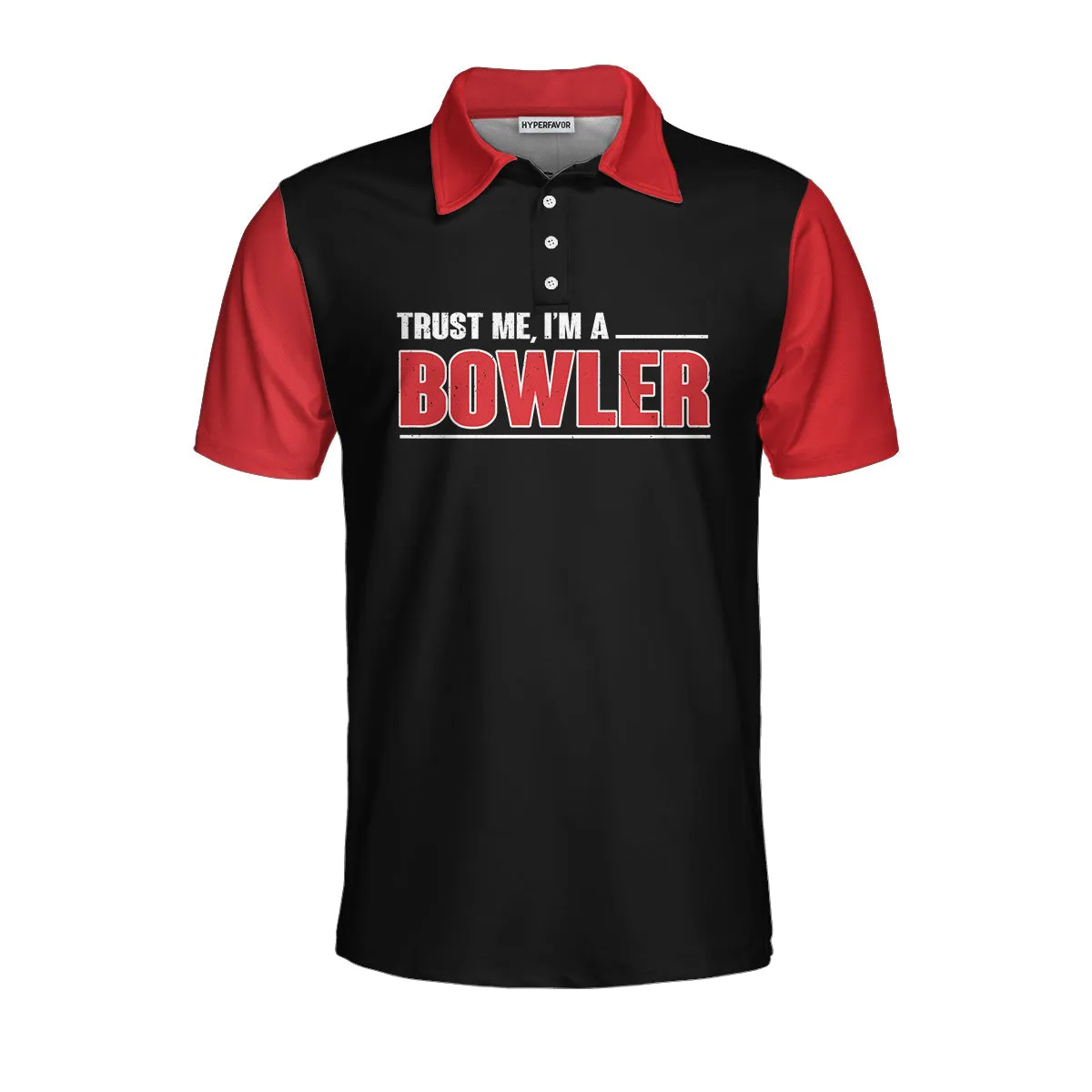 Sleep With Bowler Polo Shirt, Black And Red Bowling Short Sleeve Polo Shirt, Funny Shirt With Sayings Coolspod