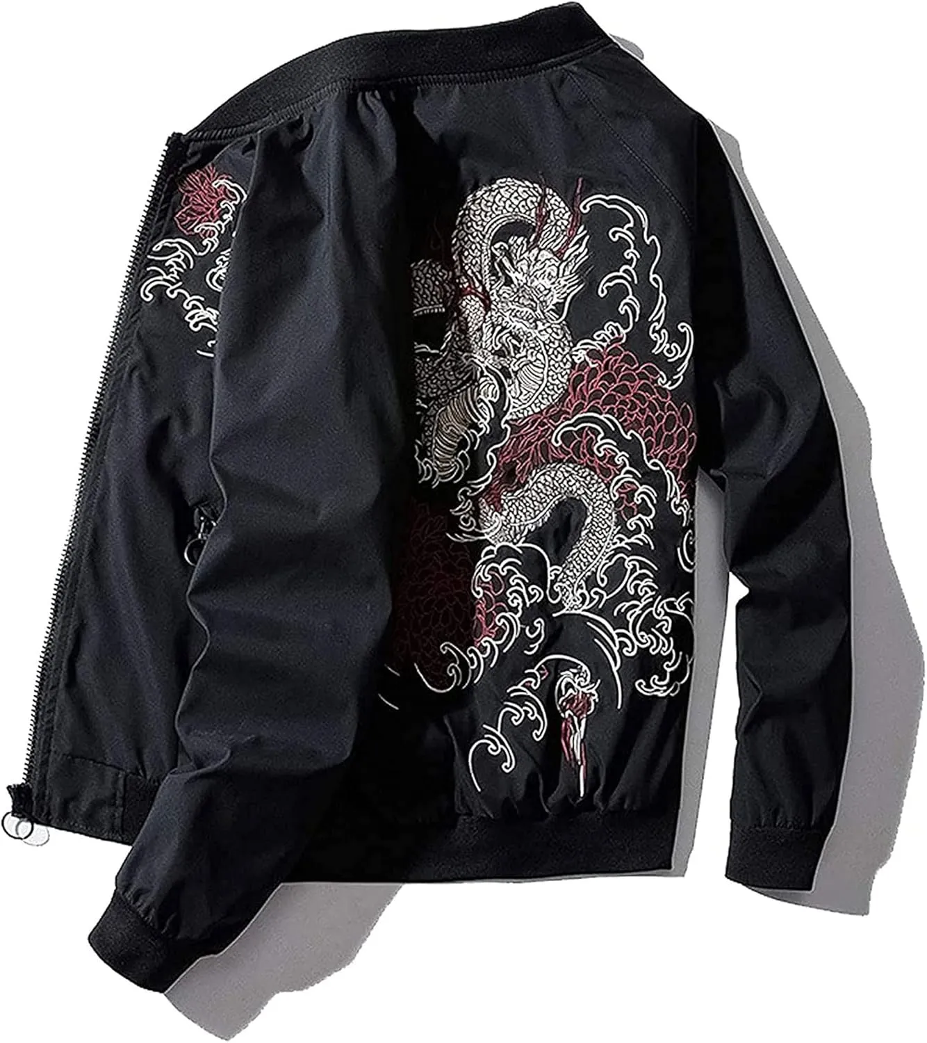 XYXIONGMAO Japanese Dragon Men'S Hip-Hop Clothing Oversized Men Bomber Jacket Couple Streetwear Pilot Jacket